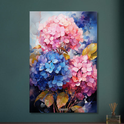 Lovely Watercolored Hydrangeas