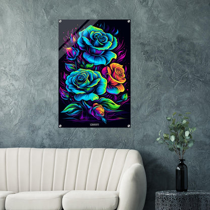 Neon Roses Petaluna